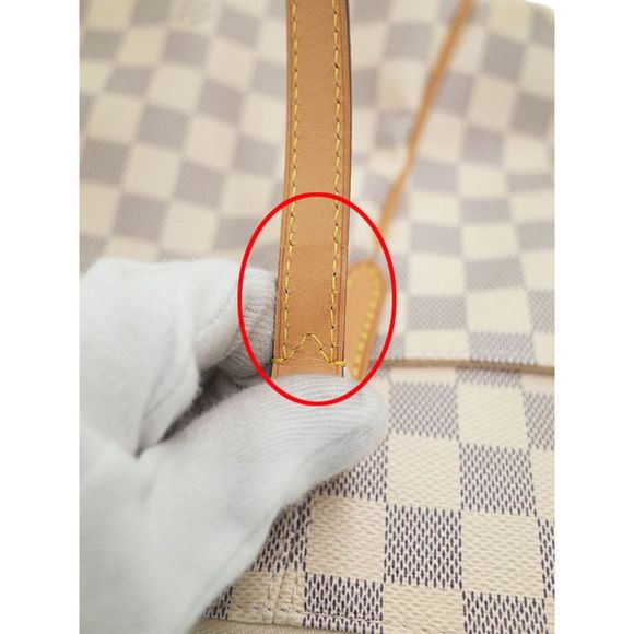 Louis Vuitton Damier Azur Totally PM Tote Bag Beige - Picture 7 of 8